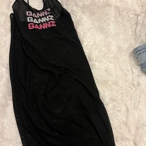 100% Authentic Ganni mesh dress